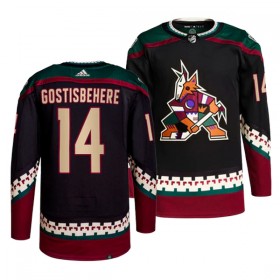 Dresovi Arizona Coyotes Shayne Gostisbehere 14 Adidas Crno Authentic - Muške